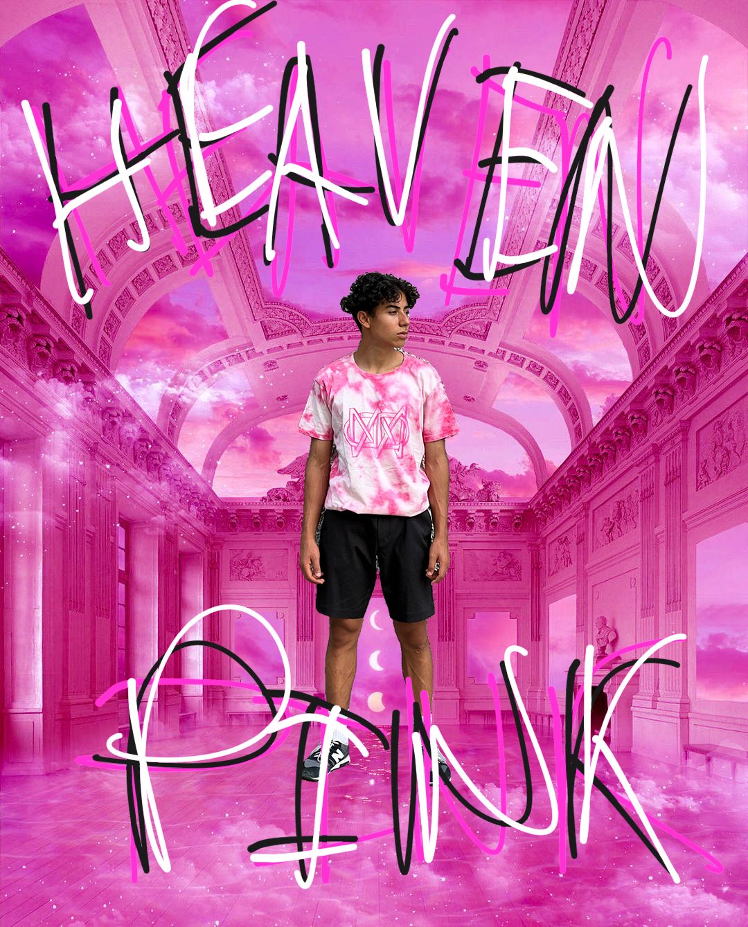 T-shirt TIE DYE Heaven Pink
