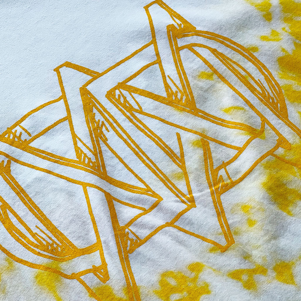 T-shirt TIE DYE Heaven Yellow