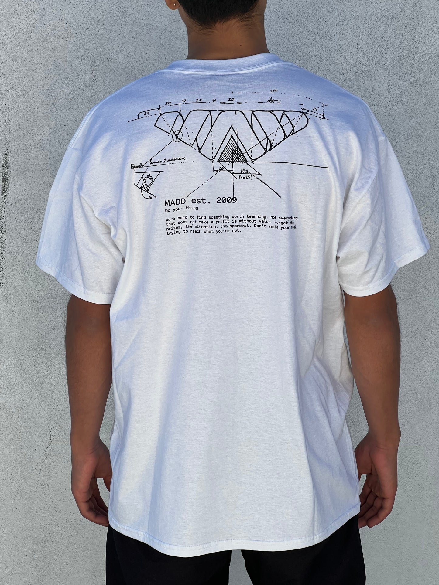 T-shirt Do your thing White